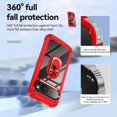 thumbnail image 5 of For Google Pixel 9 Pro Pixel 9 Case Alloy Lens Frame PC TPU Kickstand Phone Back Cover - Blue, 5 of 5