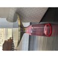 thumbnail image 2 of Pangea Home Belinda Modern Glass Side Table in Gold and Purple, 2 of 5