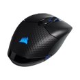 thumbnail image 1 of CORSAIR Gaming DARK CORE RGB PRO - Mouse - optical - 8 buttons - wireless, wired - Bluetooth 4.2 LE - USB wireless receiver - black, 1 of 11
