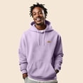 thumbnail image 4 of Dalix Rainbow Embroidered Fleece Zip Hoodie Cold Fall Winter Mens in Orchid L Large, 4 of 5