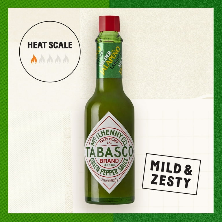 Tabasco Green Pepper Sauce, 2 Fluid Ounce Pack of 1-5972161568