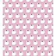 thumbnail image 2 of Ambesonne Cartoon Duvet Cover Sets, Cartoon Pink Toned Art, 2-Queen, Pale Pink White, 2 of 6