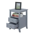 thumbnail image 3 of Convenience Concepts Table d'Appoint Carré Melbourne en Finition Bois Gris, 3 of 4