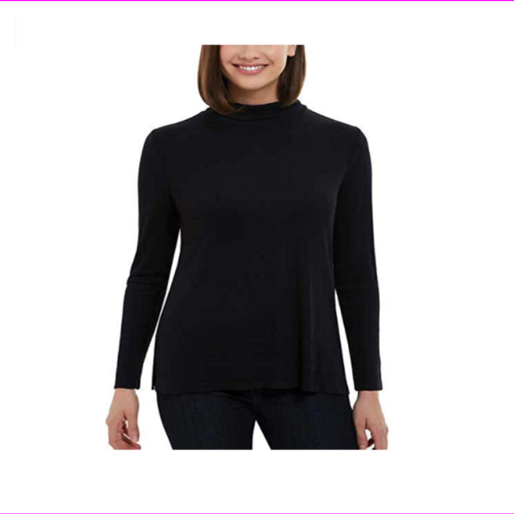 Jones New York - Jones New York Women's soft Scrunched Neck Top XL ...