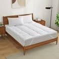 thumbnail image 4 of 3 Inch Extra Thick Down Alternative Mattress Topper Queen Cloud Comfort Pad, 4 of 5