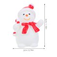 thumbnail image 2 of OUNONA 20-Piece Christmas Snowman Ornament Set, Multi-Resin Mini Holiday Figurines for Tree Decoration and Home Festive Decor, 2 of 7