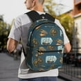 thumbnail image 7 of Fotbe Miniature Ship In Bottle Lightweight Casual Laptop Backpack for Men and Women, Daily use Waterproof backpack, Backpack for College, 7 of 7