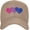 B1587, variant on Bisexual Flag Hearts Love LGBT Bi Pride Gifts Mens Baseball Hat Summer Fishing Running Womens Funny Sun Cap Black