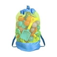 thumbnail image 1 of Sac de Rangement Textile Maison Moins de 10 Sac de Plage en Maille Durable Sac à Dos de Plage à Cordon Jouets de Piscine et de Plage Balles Sacs de Rangement Jouets Non Inclus, 1 of 1