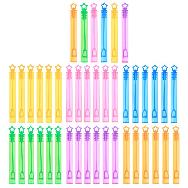 Botellas de jabón de burbujas vacías de estrellas, fabricante de burbujas, juguete para niños (color mezclado)