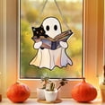 thumbnail image 4 of Dserhfy Halloween Cute Ghost Suncatcher Stained Glass Style Acrylic Window Hanging Ghost Light Catcher for Window Wall Decor, 4 of 8