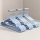 thumbnail image 1 of 10pcs Non-Slip Coated Metal Suit Coat Hanger Heavy Duty Clothes Hangers Metal Shirt Jacket Hanger with Round Notches for Dress, 1 of 6