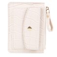 thumbnail image 1 of Women Simple Wallet Leather Keychain Small Card Bag Purse Holder (Beige), 1 of 7