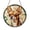 Acrylic 3.5 Inch, variant on Stylized Small Dog Stained Glass Style Panel, Warm Tone Decorative Window Art