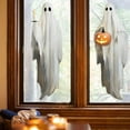 thumbnail image 6 of ‌Halloween Window Clings - 3PCS Reusable Ghost Stickers for Windows,Walls,Glass,Mirrors | Spooky PVC Decals,Indoor Outdoor Party Decor, 6 of 6