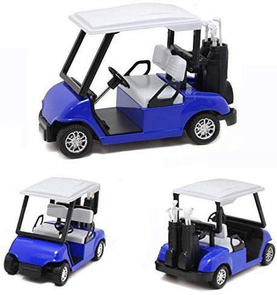McMulligan's 4.5" Die-Cast Metal Golf Cart Toy 6pcs - Multicolor