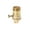 Unfinished Brass, UNO Thread On/Off Function, variant on B&P Lamp® Heavy Turned Brass Socket With Brass Knob, Polished And Lacquered Finish, On/Off Function, Uno Thread Shell