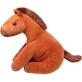 thumbnail image 1 of Peluche de caballo, caballo de peluche para niñas, adorable pony de juguete suave, regalo para niños y niñas, regalo del día del niño, almohada de peluche de pony de 23,62 pulgadas (color chocolate), 1 of 4