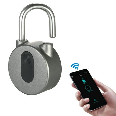 BT Smart Keyless Lock Waterproof APP Unlock Anti-Theft Padlock Door Luggage Case Locker Lock for Android iOS (App Locker Best App Lock)