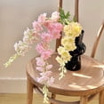 thumbnail image 3 of bestolf Larkspur Artificial Flowers Realistic Delphinium with Bendable Stems Rustic Floor Vase Decor for Home Wedding Decor Reusable Floral Arrangements, 3 of 8