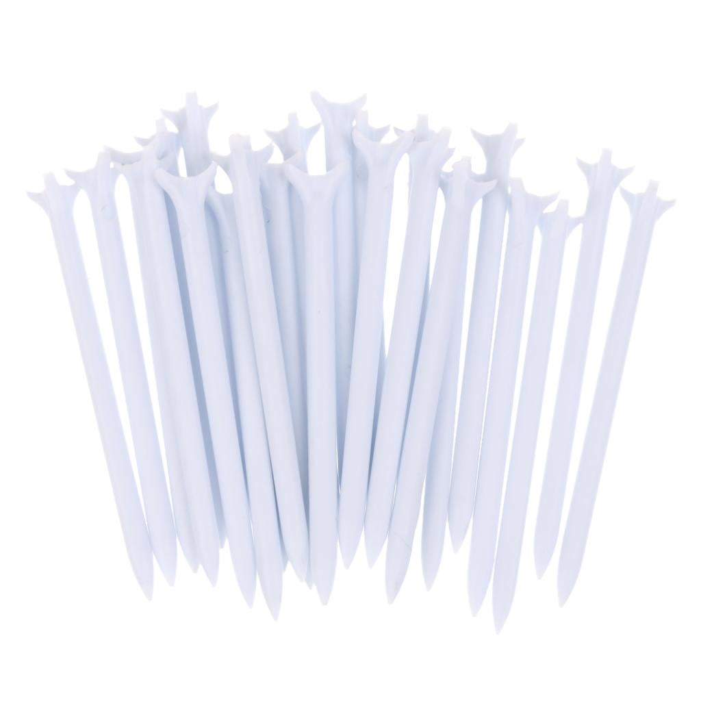 4x25 Pieces Durable 82mm golf professional tees Set Golf Accessories White