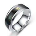 thumbnail image 1 of Intelligent temperature ring stainless steel ring titanium steel bottle opener ring, 1 of 3