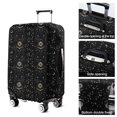 thumbnail image 5 of Black Gothic Sun Moon Star Pattern Luggage Cover Fashion Suitcase Cover Baggage Covers Fit 25-28 Inch Luggage (Go Travel), 5 of 5