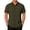 Army Green, variant on Short Sleeve Mens Dress Shirts Casual Solid Shirts for Men Button Down Business Shirt