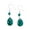 Green Onyx, variant on Real 925 Sterling Silver Dangle Drop Earrings For Women, Natural Moonstone Pear Round Multi Gemstone Amazing June Birthstone Gifts jewelry
