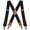 black+, variant on Retro Suspenders for Men Heavy Duty 1.4 Inch Adjustable Elastic Straps X-Back Work Suspenders