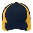 thumbnail image 2 of Yellow Rooster Men's Dry Zone Nylon Colorblock Male Cap True Navy/ Gold, 2 of 4
