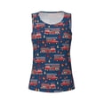 thumbnail image 5 of Goofa Fire Truck 1 Printed Womens Workout Tops for Women Sleeveless Yoga Shirts Athletic Running Tank Tops Sleeveless Gym Clothes Workout Apparel-X-Large, 5 of 9