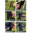 thumbnail image 3 of Bolsa Para Horquilla Delantera De Bicicleta, Tiras Reflectantes Impermeables De Gran Capacidad De 5L Fácil De Instalar Bolsa Para Rejilla Delantera De Bicicleta Resistente Para, 3 of 7