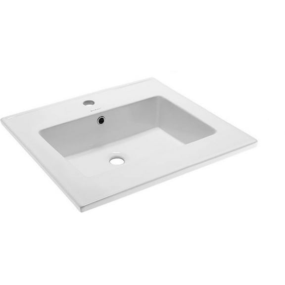Voltaire 25 Vanity Top Sink with Single Faucet Hole