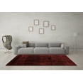 thumbnail image 3 of Ahgly Company Indoor Rectangle Abstract Red Contemporary Area Rugs, 8' x 10', 3 of 4