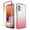 Red, variant on Feishell Gradient Clear Case for Samsung Galaxy A32 5G,Dual Layer Hybrid 2-In-1 PC + TPU Transparent Anti-Scratch Shockproof Lightweight Slim Phone Case for Samsung Galaxy A32 5G,Clear