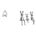 thumbnail image 1 of Figura de lector abstracto,Estatua de pensador abstracto,arte,manualidades,decoraciones,Escultura de figura,Estatua sentada Figura Escultura Adorno,Estatuas de conejos en miniatura para, 1 of 8