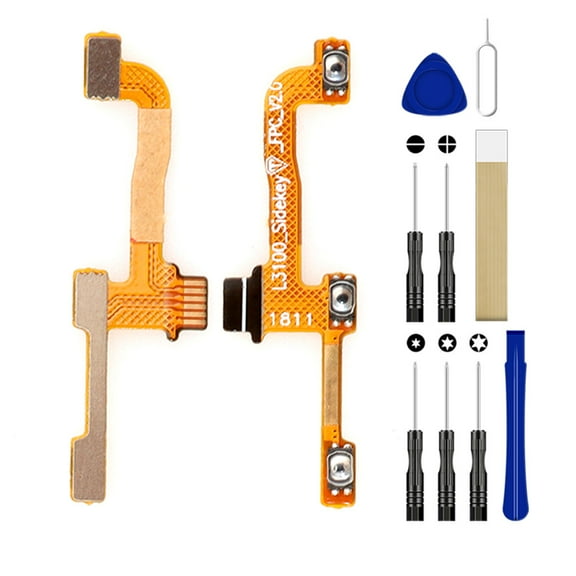 1Pcs For Motorola Moto E Play 5th Gen / E5 Play XT1938 Replacement On Off Power/Volume Button Flex Cable Tool