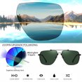thumbnail image 5 of Joopin Pilot Polarized Sunglasses for Men Women, Classic Trendy Metal Frame Aviation Sun Glasses, 5 of 8