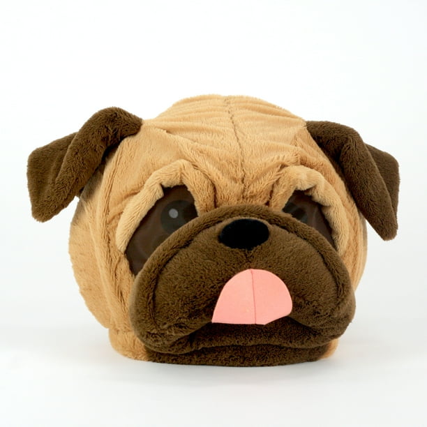 Maskimals Oversized Plush Halloween Mask - Pug Maskimals Oversized Plush Halloween Mask - Pug