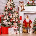 thumbnail image 3 of Dalrosia 12PCS Christmas Bows Decoration 6.3 Inch Large Christmas Wreath Bows Red Green Xmas Tree Bows Christmas Glitter Dot Bows Ribbons Ornaments for Garland Wedding Home Holiday Party, 3 of 6