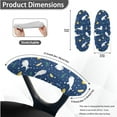 thumbnail image 6 of SCRAWLGOD Seal Spots Lemon Removable Office Chair Slipcover with Armrest Protector 3 Pieces Set Stretch Swivel Chair Covers Comfy Universal Desk Chair Protector, S, 6 of 7