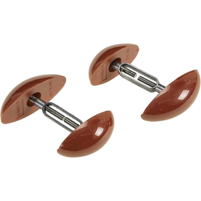 MEDca Ensanchador de Zapatos de Plástico, 2 Ensanchadores, 1 Par, Marrón, 1 Pieza