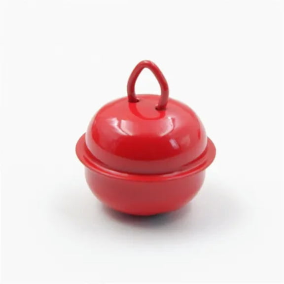 U8MO 22mm Candy Color Jingle Bell Dangle Charms Pendant DIY Pet Bell 17 Colors-red-4pcs