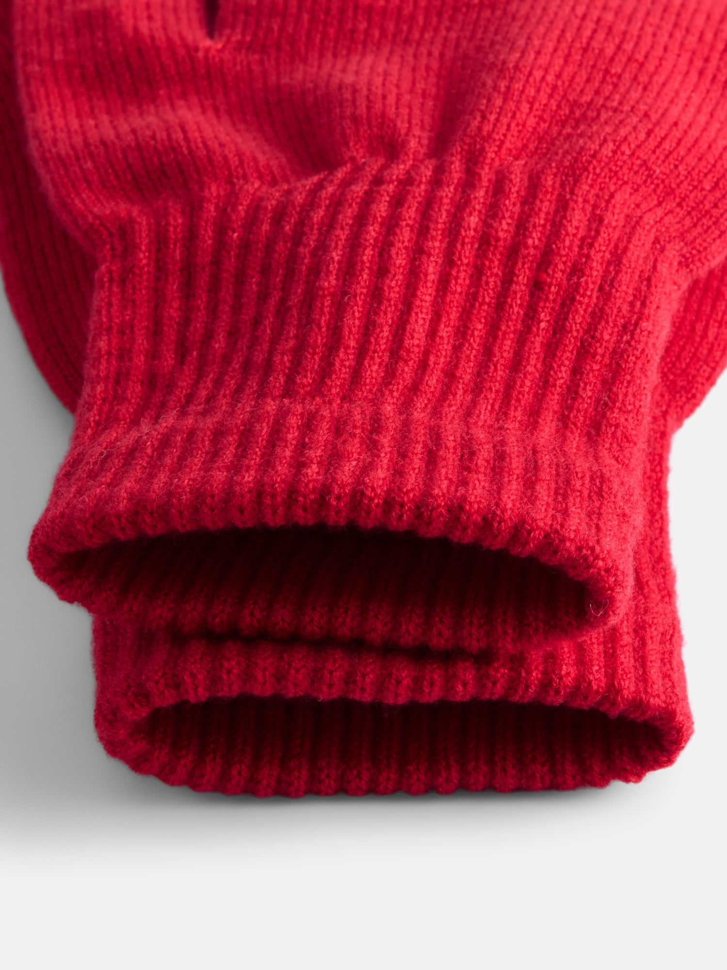 Scenario Women's Tech Touch Knit Gloves, Brilliant Red