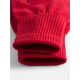 thumbnail image 3 of Scenario Women's Tech Touch Knit Gloves, Brilliant Red, 3 of 4