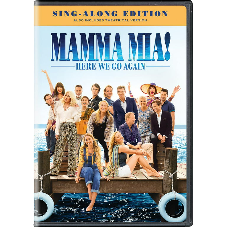 angustia Estación de policía cuenca Mamma Mia! Here We Go Again - Sing-Along Edition (DVD) - Walmart.com