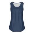 thumbnail image 7 of Homenesgenics Tank Tops for Women under $5 Women's Summer Casual Sleeveless Blouse CrewNeck Tops Solid Color T-Shirt Vest for Women, 7 of 7