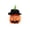A001- Style A, variant on Light Up Halloween Bucket with Soft Plush Pumpkin Design, Halloween Candy Bucket for Student Trick-Or-Treating, Halloween Baskets for Student with Handle for Halloween Party
