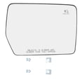 thumbnail image 2 of Heated Door Mirror Glass, Fast Defrosting Defogging Exterior Side View Mirror Glass Lens Replacement for 2004 to 2014, Snap On Installation, Heated Mirror Glass, 2 of 7